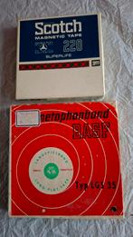 Ensemble de 2 bobines de ruban vintage — Scotch 220 et BASF, Enlèvement ou Envoi