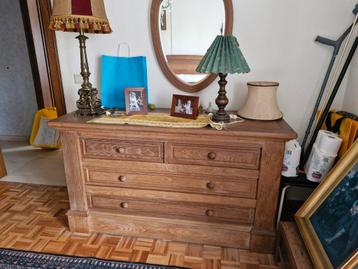 Eiken slaapkamer 150€, Ophalen