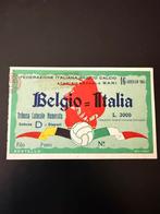 Ticket italie vs belgie 1955, Verzenden, Zo goed als nieuw, Overige typen