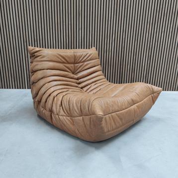 Ligne Roset togo - Eenzits cognac - vol aniline leder, Enlèvement ou Envoi