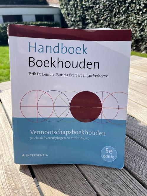 Handboek Boehouden: Vennootschapsboekhouden, Boeken, Economie, Management en Marketing, Zo goed als nieuw, Accountancy en Administratie
