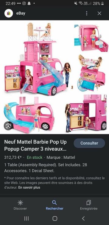 Camping car Barbie 