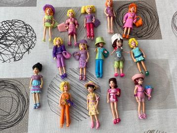 Polly pocket barbie poppetjes te koop beschikbaar voor biedingen