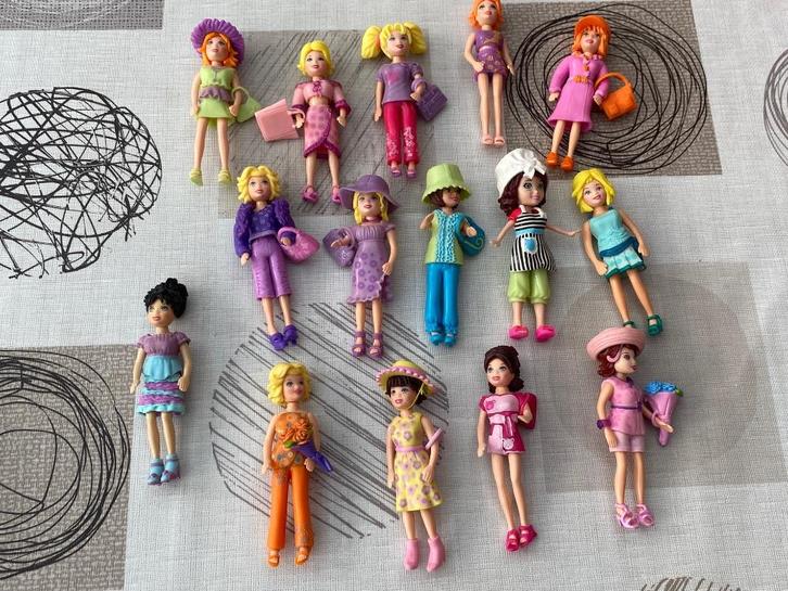 Polly pocket barbie poppetjes te koop, Verzamelen, Poppetjes en Figuurtjes, Zo goed als nieuw, Ophalen
