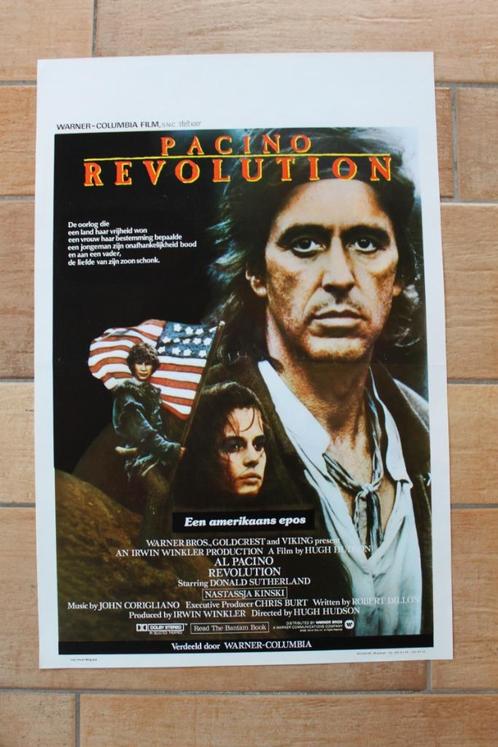 filmaffiche Al Pacino Revolution 1985 filmposter, Verzamelen, Posters, Zo goed als nieuw, Film en Tv, A1 t/m A3, Rechthoekig Staand