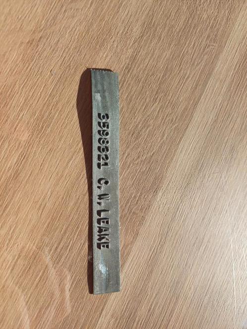 Origineel wo2 british airborne KIA gravemarker varsity, Verzamelen, Militaria | Tweede Wereldoorlog, Luchtmacht, Ophalen of Verzenden