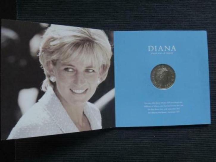 Prinses Diana herdenkingsmunt 1999 (Memorail coin), Postzegels en Munten, Munten | Europa | Niet-Euromunten, Losse munt, Overige landen