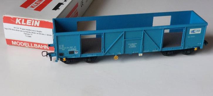 SNCB/NMBS KLEINMODELLBAHN-WAGON EAOS-IFB*HO*DC NR. 71/2000, Hobby en Vrije tijd, Modeltreinen | H0, Zo goed als nieuw, Wagon, Gelijkstroom