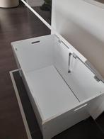 Speelgoed koffer of opbergkoffer  , hout , wit , afm : 80/50, Ophalen
