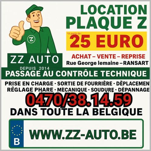 Location plaque z - contrôle technique & deplacement, Tickets en Kaartjes, Evenementen en Festivals