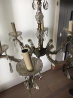 Mooie antieke kristallen luster met 6 armen, Antiek en Kunst, Antiek | Verlichting, Ophalen