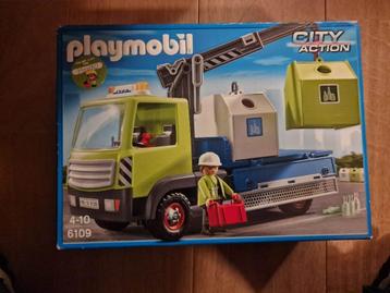 Playmobil vrachtwagen-glascontainers 6109