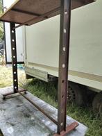 leuk industrieel kledingrek op wieltjes 140cm hoog en br 2st, Ophalen of Verzenden, Gebruikt