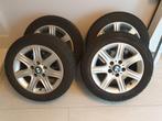 BMW serie 1 Aluminium velgen en winterbanden, Auto-onderdelen, Banden en Velgen, Ophalen, Gebruikt, Velg(en), 16 inch