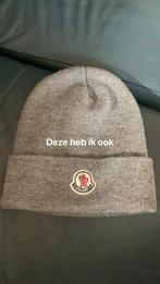 Grijze unisex muts, Kleding | Heren, Mutsen, Sjaals en Handschoenen, Maat 48/50 (M), Moncler 1op1, Nieuw, Ophalen of Verzenden