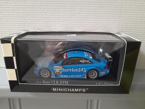 Mercedes CLK DTM Minichamps 1/43, Hobby en Vrije tijd, Modelauto's | 1:43, Zo goed als nieuw, Auto, MiniChamps, Ophalen of Verzenden