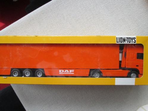 Lion Toys KSZ DAF 95 XF orange ca. 1:50, Hobby en Vrije tijd, Modelauto's | 1:50, Zo goed als nieuw, Bus of Vrachtwagen, Lion Toys
