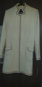 "mer du nord" wolle  mantel M38, Kleding | Dames, Jassen | Winter, Ophalen of Verzenden, Zo goed als nieuw, Maat 38/40 (M), Wit