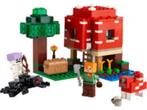 Lego Minecraft 21179 Het paddenstoelenhuis, Ophalen, Zo goed als nieuw, Complete set, Lego