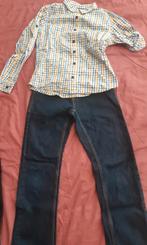 jeans 9j(132,137cm) +hemd10j 140cm, Kinderen en Baby's, Ophalen of Verzenden, Zo goed als nieuw