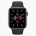 Apple Watch SE + oplader en doos NIEUWSTAAT, Bijoux, Sacs & Beauté, Montres connectées, Comme neuf, Noir, Apple, IOS