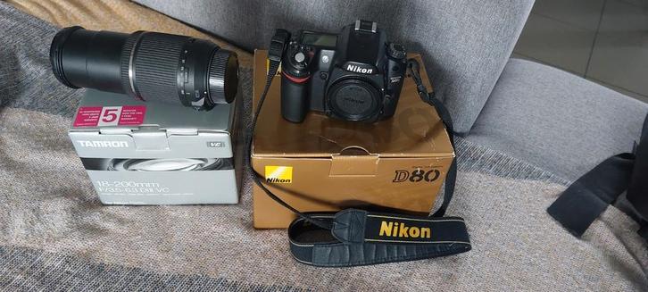 Nikon D80 Tamron 18-200mm, Audio, Tv en Foto, Fotocamera's Digitaal, Gebruikt, Nikon, Ophalen of Verzenden