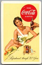 speelkaart - LK8459 - Coca cola 1956/01, Verzamelen, Speelkaarten, Jokers en Kwartetten, Ophalen of Verzenden, Zo goed als nieuw