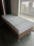 Eenpersoons boxspring + matras, Ophalen, Eenpersoons, Bruin, Nieuw