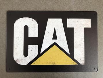 CAT metalen vintage look wandplaat - NIEUW beschikbaar voor biedingen