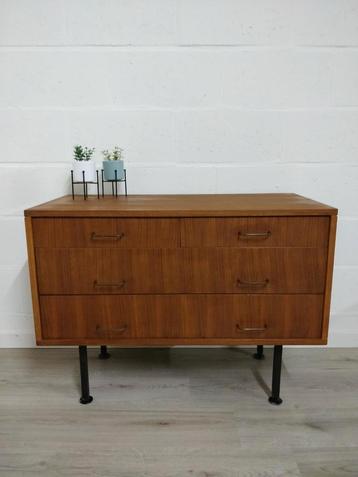 Vintage midcentury ladekast | platenspelermeubel  beschikbaar voor biedingen