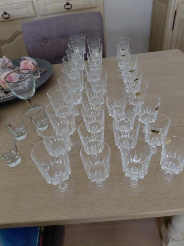 cristal glazen, Huis en Inrichting, Keuken | Servies, Zo goed als nieuw, Ophalen