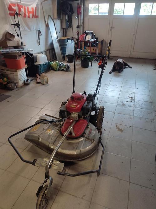 Honda ruwterrein maaier, Tuin en Terras, Grasmaaiers, Gebruikt, Benzine-grasmaaier, 50 cm of meer, Cirkelmaaier, Versnellingen