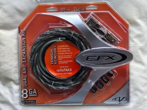 EFX REVO PAKx - cable set for 2 amps, Auto diversen, Autospeakers, Nieuw, Ophalen of Verzenden
