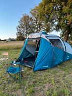 Quechua koepeltent 4 personen, Caravanes & Camping, Tentes, Enlèvement, Comme neuf, Jusqu'à 4
