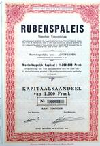 Rubenspaleis (Ciné Rubens Antwerpen) 1951, Enlèvement ou Envoi, 1950 à 1970, Action