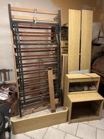 Chambre 1 personne sans garde robe lit+sommier+2 matelas, 90 cm, Une personne, Enlèvement, Utilisé