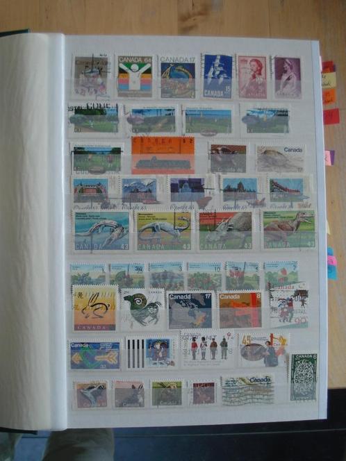 110 postzegels Canada, Timbres & Monnaies, Timbres | Amérique, Affranchi, Amérique du Nord, Enlèvement ou Envoi