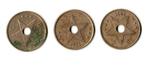 Lot 3 munten / Belgisch Congo / 20 Centiemen / 1911, Postzegels en Munten, Verzenden