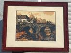 lithographie epreuve d artiste signe romeo dumoulin, Antiek en Kunst, Ophalen of Verzenden