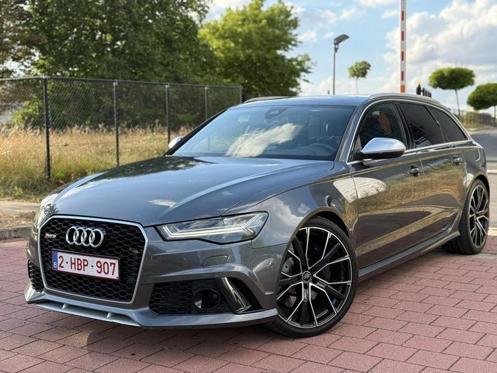 Audi RS6 4.0 V8 Quattro 2018/12 exclusive, Auto's, Audi, Particulier, RS6, 360° camera, 4x4, Adaptieve lichten, Apple Carplay