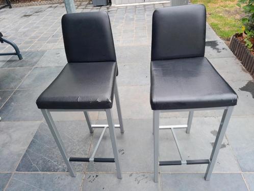 2 keukenbar krukken.hoogte is 93 cm en breedte is 33 cm., Huis en Inrichting, Barkrukken, Gebruikt, Metaal, Ophalen