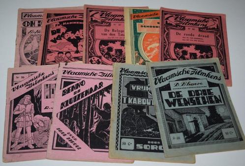 Lot Vlaamse Filmkes -  Filmpjes / Verschillende jaren / 140, Boeken, Kinderboeken | Jeugd | 13 jaar en ouder, Gelezen, Non-fictie