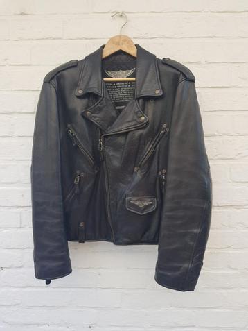 Perfecto Diesel cuir noir - Vintage 1980-90 disponible aux enchères