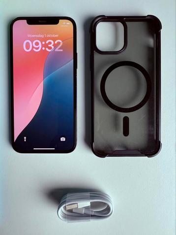 Iphone 12 64gb Navy - Batterijconditie 100% beschikbaar voor biedingen