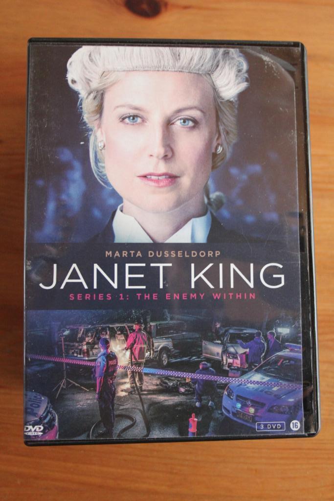 Janet King  serie 1-2-3        span. Engelse politieserie!, Cd's en Dvd's, Dvd's | Tv en Series, Zo goed als nieuw, Non-fictie