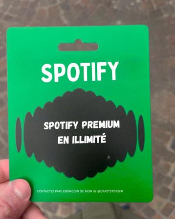 Spotify Premium 1 jaar beschikbaar voor biedingen