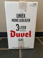 (Nieuw) Uniek Mond Geblazen Duvel Glas 3 Liter, Enlèvement ou Envoi, Neuf, Verre à bière