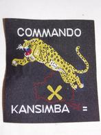 Commando Kansimba patch(Congo periode), Verzamelen, Embleem of Badge, Ophalen of Verzenden, Landmacht