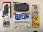 Nintendo Switch Lite – Blauw Bundel (Nieuw Staat) + 2 games, Games en Spelcomputers, Ophalen of Verzenden, Zo goed als nieuw