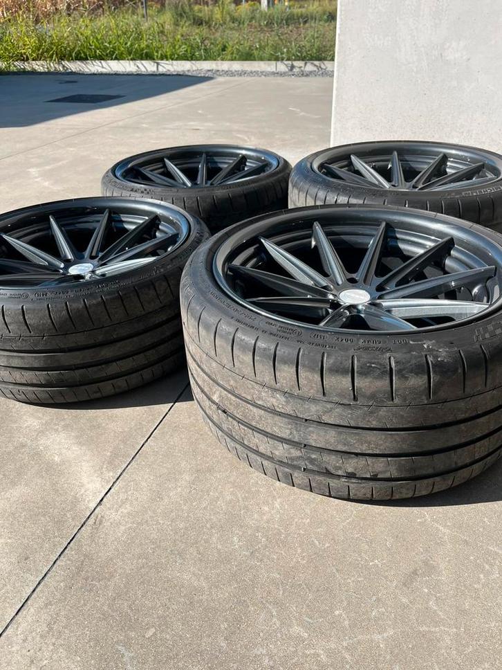 Vossen vws-1 20x9,5 20x11,0 5x120 gunmetal, Auto diversen, Auto-accessoires, Gebruikt, Ophalen of Verzenden